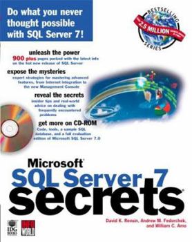 Paperback Microsoft SQL Server 7 Secrets [With Includes a Complete Sample SQL Database] Book