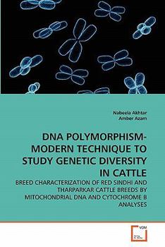 Paperback DNA Polymorphism-Modern Technique to Study Genetic Diversity in Cattle Book