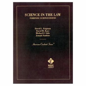 Paperback Science in the Law Forensic: Forensic Science Issues Book