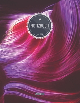 ZMUDACE Notizbuch Blanko: in DIN A4 Softcover | "ZB063 Welle" |156 leere Seiten mit persönlichem Register + Seitenzahlen | Zeichenbuch, Skizzenbuch, ... zum Selbstgestalten (German Edition)