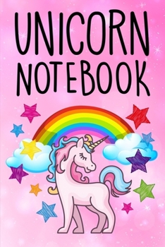 Paperback Unicorn Notebook: Cute Horse Lover Notebook 6x9 Inches 120 lined pages for notes, drawings, formulas - Organizer writing book planner di Book