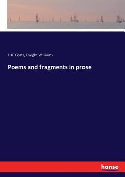 Paperback Poems and fragments in prose Book
