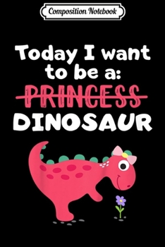 Composition Notebook: Kids Cute Dinosaur  For Girls Journal/Notebook Blank Lined Ruled 6x9 100 Pages