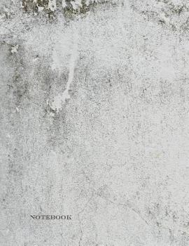 Notebook: 8.5 x 11, 120 pages, college-ruled, gray concrete