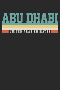 Paperback Notebook: Abu Dhabi VAE Ruled 6x9 120 Pages Book