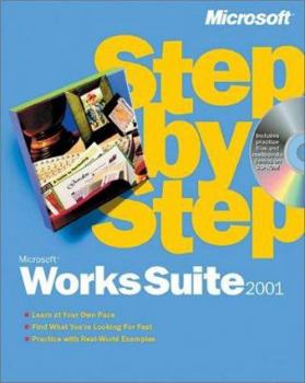 Paperback Microsoft Works Suite 2001 Step by Step Book