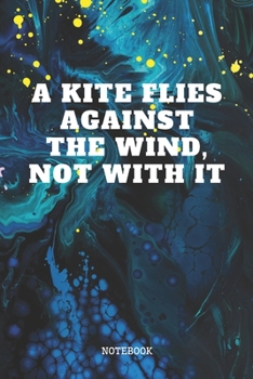 Paperback Notebook: Funny Kite Surfer Quote / Kitesurfing Saying Kite Sport Planner / Organizer / Lined Notebook (6" x 9") Book