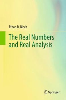Hardcover The Real Numbers and Real Analysis Book