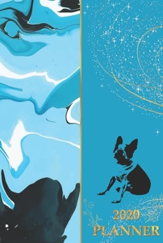 2020 Planner: 2020 Sunday Start Monthly Calendar and Organizer | Boston Terrier Gift for Women