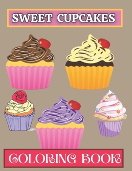 Paperback Sweet Cupcakes Coloring Book