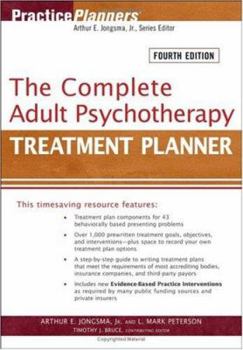 Paperback The Complete Adult Psychotherapy Treatment Planner Book