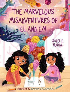 Hardcover The Marvelous Misadventures of El and Em [Large Print] Book