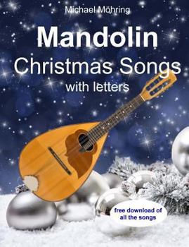 Paperback Mandolin Christmas Songs: TABs and Chords Book