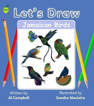 Paperback Let's Draw Jamaican Birds Book