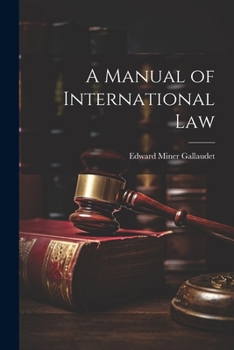 Paperback A Manual of International Law Book