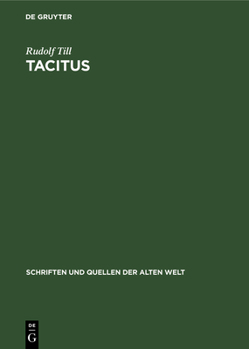 Hardcover Tacitus: Das Leben Des Iulius Agricola [German] Book