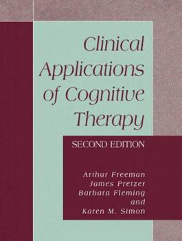 Hardcover Clinical Applications of Cognitive Therapy Book