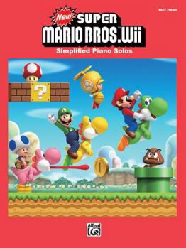 Paperback New Super Mario Bros. Wii: Simplified Piano Solos Book