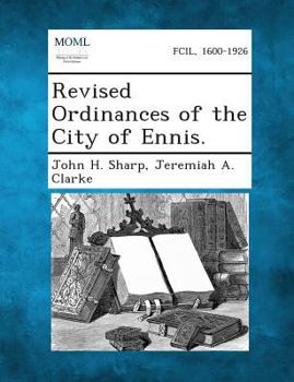 Paperback Revised Ordinances of the City of Ennis. Book