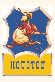 Paperback Vintage Journal Bucking Bronco, Houston Book