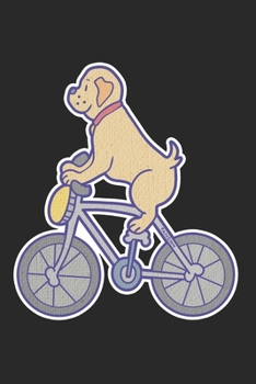 Paperback Sporty Dog Bike Notebook: Graph Paper Journal 6x9 - 120 Pages Book