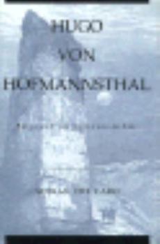 Hardcover Hugo Von Hofmannsthal: Poets and the Language of Life Book