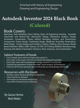 Hardcover Autodesk Inventor 2024 Black Book