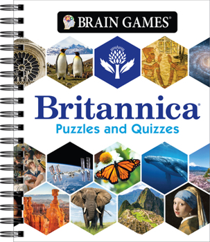 Spiral-bound Brain Games - Puzzles and Quizzes: Britannica Book