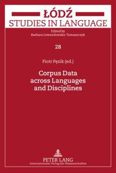 Hardcover Corpus Data Across Languages and Disciplines Book