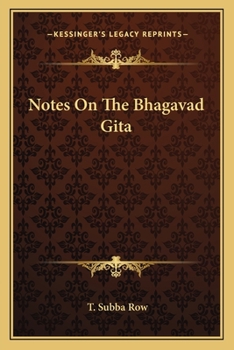 Paperback Notes on the Bhagavad Gita Book