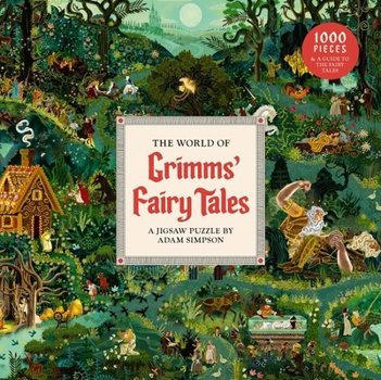 Misc. The World of Grimms' Fairy Tales a 1000-Piece Jigsaw Puzzle: By Adam Simpson Book