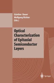Hardcover Optical Characterization of Epitaxial Semiconductor Layers Book