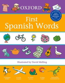 Paperback First Spanish Words Book