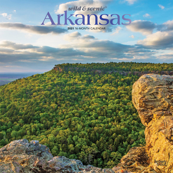 Calendar Arkansas Wild & Scenic 2021 Square Foil Book