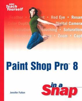 Paperback Paint Shop Pro 8 in a Snap Book