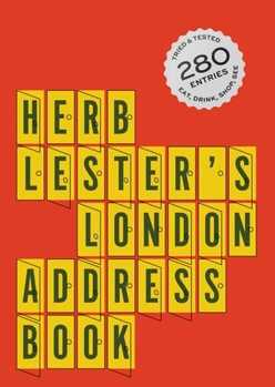 Paperback Herb Lester's London Address Book: Eating & Drinking Book