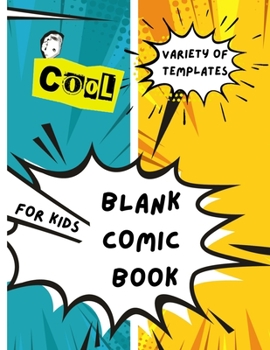 Paperback Blank comic template for kids Book