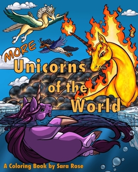 Paperback More Unicorns of the World: A Coloring Book