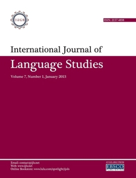 Paperback International Journal of Language Studies (IJLS) - volume 7(1) Book