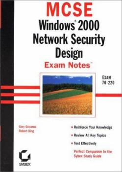Paperback MCSE: Windows 2000 Network Security Design: Exam Notes Book
