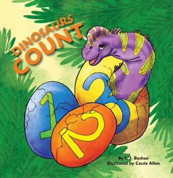 Paperback Dinosaurs Count Book