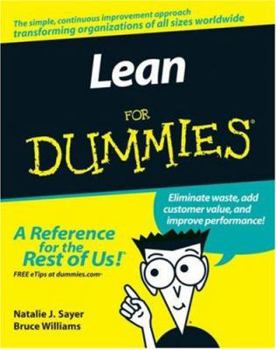 Paperback Lean for Dummies Book
