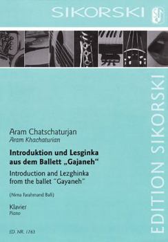 Paperback Introduction and Lezhginka: From the Ballet 'Gayaneh' Piano Book