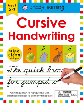 Spiral-bound Wipe Clean Workbook: Cursive Handwriting: Ages 5-7; Wipe-Clean with Pen Book