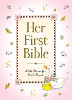 Hardcover Her First Bible Book