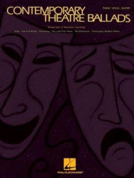 Paperback Contemporary Theatre Ballads: Songs from 17 Musicals Piano, Vocal and Guitar Chords Book