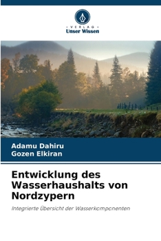 Paperback Entwicklung des Wasserhaushalts von Nordzypern [German] Book