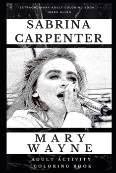 Paperback Sabrina Carpenter Adult Activity Coloring Book