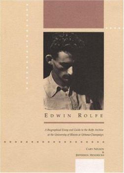 Hardcover Edwin Rolfe Book