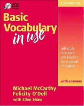 Paperback Basic Vocabulary in Use with Answers Student's Book with ANS W/ Audio CD [With CD] Book